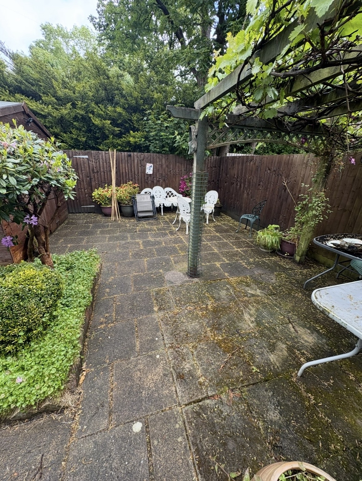 Before Patio Restoration