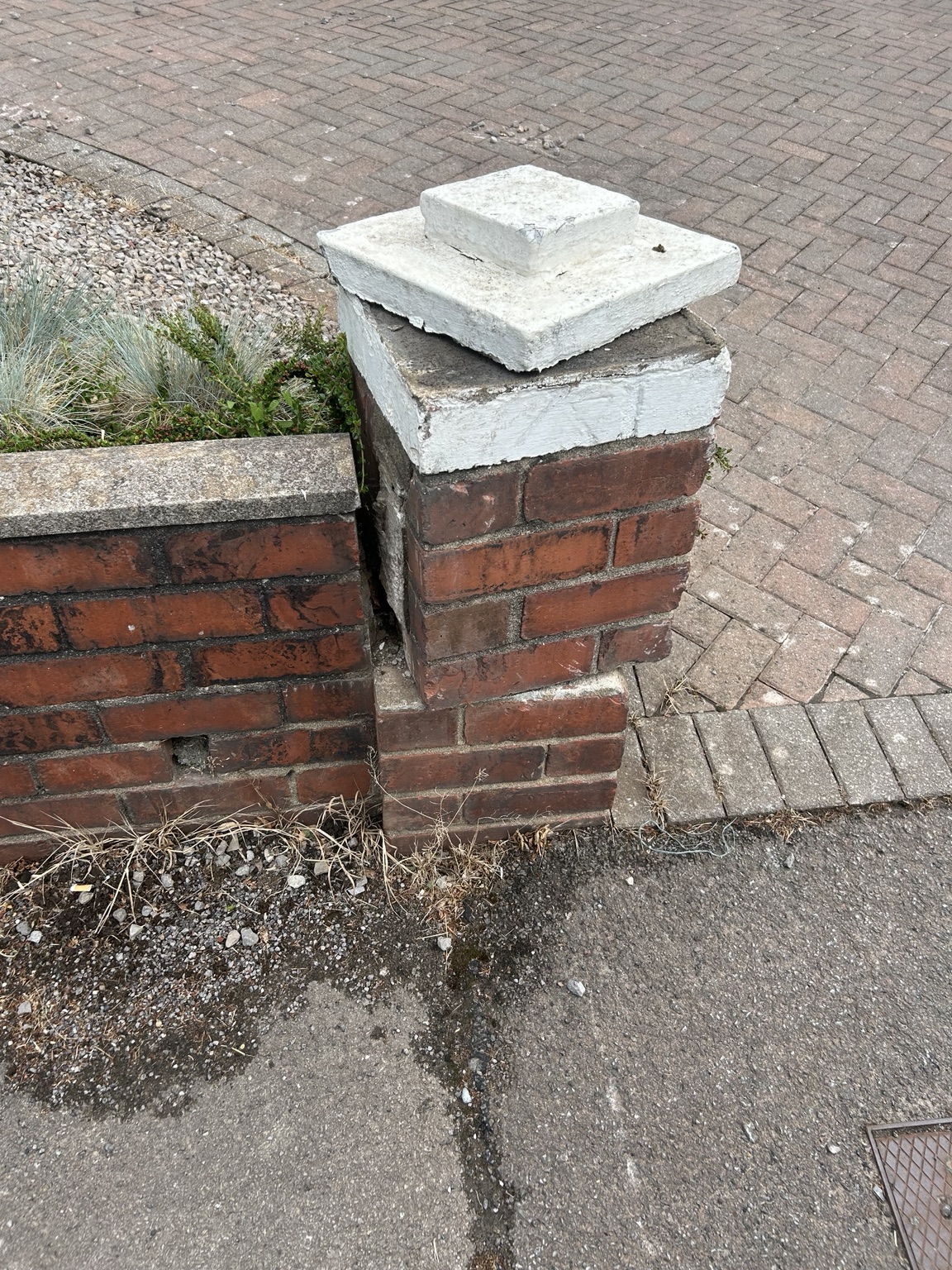 Before Brick Wall Repair
